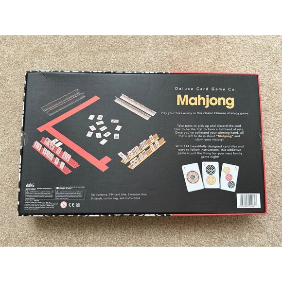 Mahjong Game SEALED Brand New in Box Deluxe Card Game Co. Family Night Tiles - Picture 3 of 4